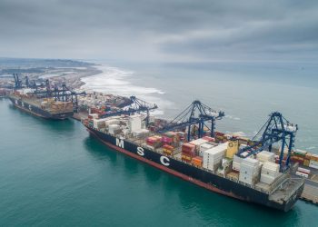 Puerto de San Antonio logra récord histórico en transferencia de carga contenerizada