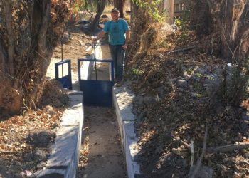 Provincia de Los Andes: agricultores de San Esteban optimizan riego con revestimiento de canal