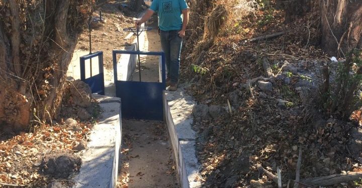 Provincia de Los Andes: agricultores de San Esteban optimizan riego con revestimiento de canal