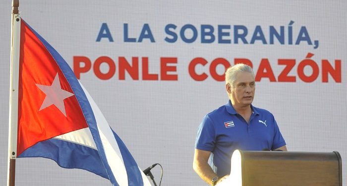 Presidente cubano cuestiona la cobertura de las protestas en la isla: “Lo que está viendo el mundo de Cuba es una mentira”