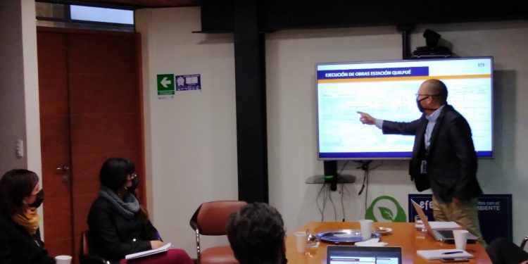 EFE presenta a Municipalidades avance en proyectos de accesibilidad universal para estaciones Quilpué y Villa Alemana