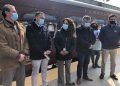 Alcaldes y EFE revisan en terreno hitos del proyecto de extensión ferroviaria a La Calera