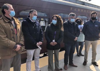 Alcaldes y EFE revisan en terreno hitos del proyecto de extensión ferroviaria a La Calera