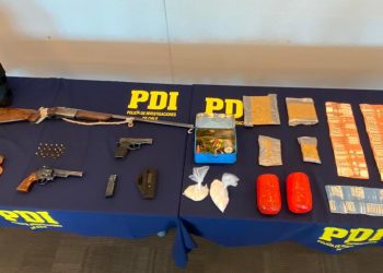Valparaíso: sujeto que realizaba asaltos en Curauma fue detenido con droga, armas y munición