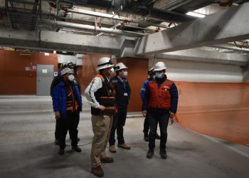 Departamento de Protección Civil y Emergencias de la Municipalidad de San Antonio conoce los sistemas de seguridad del nuevo Hospital Claudio Vicuña