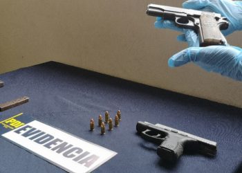 En Los Andes detienen a tres sujetos que efectuaron disparos en la vía pública