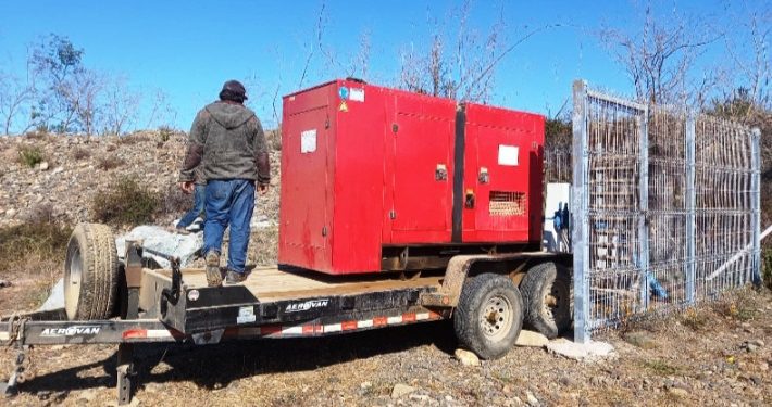 Municipalidad de La Ligua dispuso generador eléctrico para normalizar suministro de agua potable en Casas Viejas de Longotoma