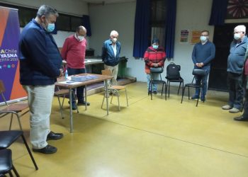 En memoria de Renán Fuentealba: durante constitución de comando por Yasna Provoste en Marga Marga se guardó un minuto de silencio