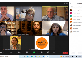 Para debatir sobre la nueva Constitución, convencional Agustín Squella se reúne con estudiantes y profesores de la                    Escuela de Derecho de la UV