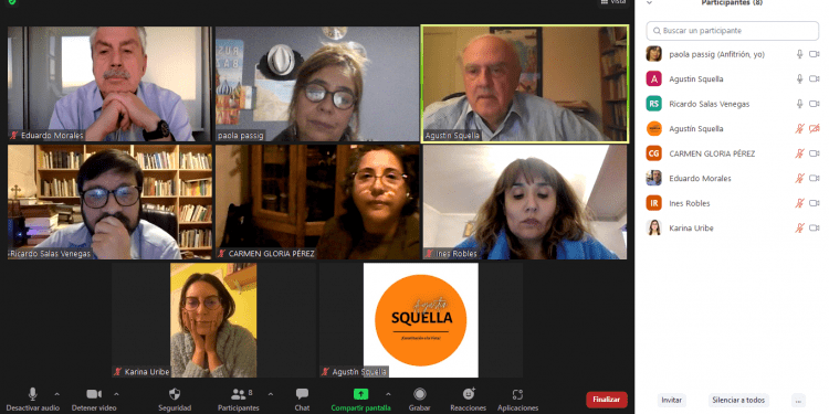 Para debatir sobre la nueva Constitución, convencional Agustín Squella se reúne con estudiantes y profesores de la                    Escuela de Derecho de la UV