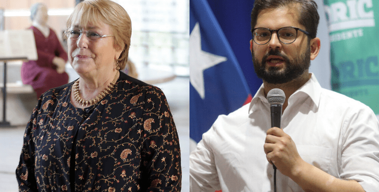 Michelle Bachelet se reúne con Gabriel Boric tras su llegada a Chile