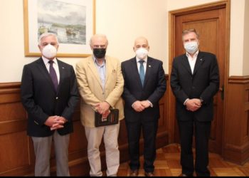 Convencional Agustín Squella se reúne con Consejo Superior de la USM para analizar rol de las universidades en la nueva Constitución