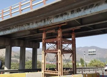 Ruta 5 Norte: riesgo de desplome en paso superior El Olivo de Hijuelas por vigas fracturadas