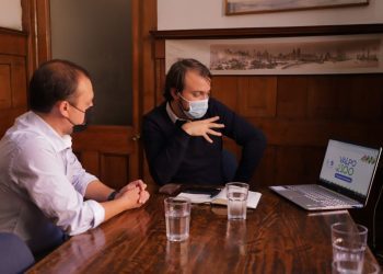 Valparaíso: alcalde Sharp y diputado Cuello dialogaron sobre la crisis del transporte público