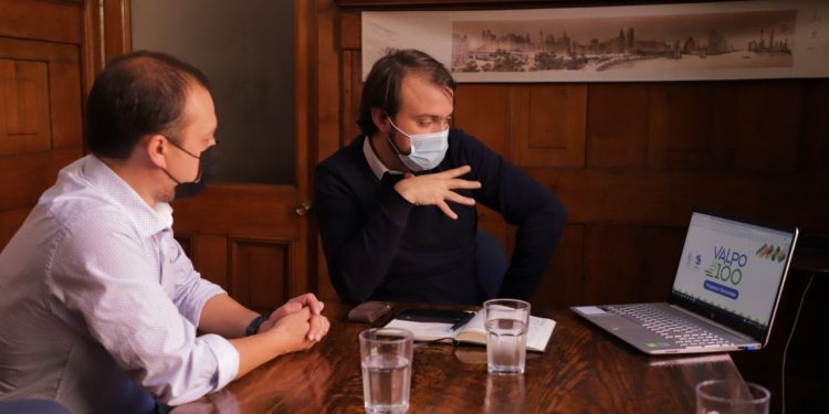 Valparaíso: alcalde Sharp y diputado Cuello dialogaron sobre la crisis del transporte público