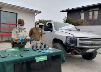 Carabineros desarticula peligrosa banda que baleó a conductor para robar su camioneta en Concón