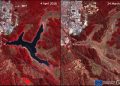 Dramático estado del lago Peñuelas queda en evidencia con imagen satelital