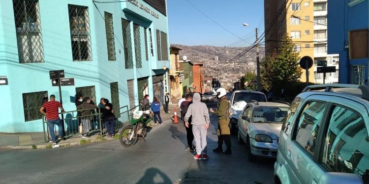 Balacera se registra esta mañana frente a colegio de Valparaíso