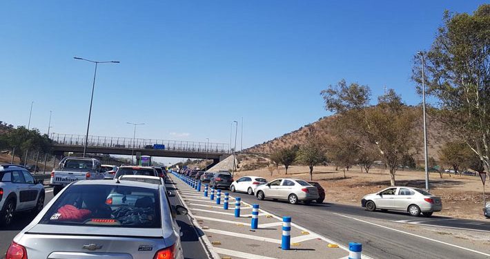 Ruta 68: reportan esperas de hasta 5 horas en dirección a Santiago