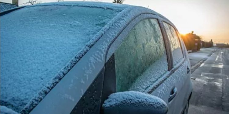 Masa de aire polar deja temperaturas bajo cero en la zona centro sur