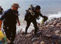 106 kilos de basura fueron sacados del mar en la playa San Mateo de Valparaíso