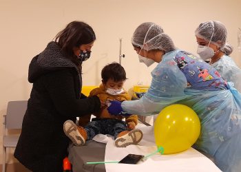 Niños en tratamiento de quimioterapia ambulatoria se cambian al nuevo hospital Gustavo Fricke