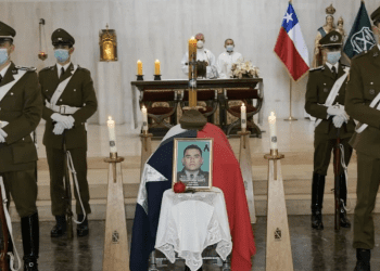 Último adiós a carabinero asesinado en Pedro Aguirre Cerda será en Quilpué, mientras microbuseros condenan el crimen