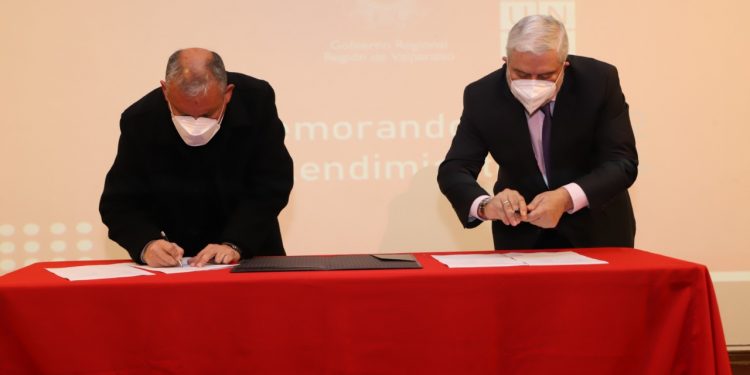 Gobierno Regional de Valparaíso y PNUD Chile firman memorando de entendimiento para trabajar, en conjunto, hacia el desarrollo sostenible