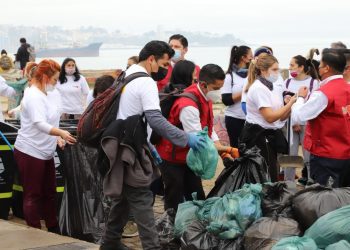 150 voluntarios de Fundación “We Love U” participaron en exitosa jornada de limpieza del Paseo Wheelwright