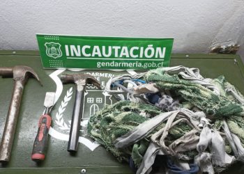 Gendarmes desbaratan plan de fuga desde cárcel de Quillota: martillos, un alicate y una cuerda artesanal de 20 metros se decomisaron en el lugar
