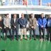 Ministro de Economía y subsecretario de Pesca visitaron buque científico «Abate Molina»