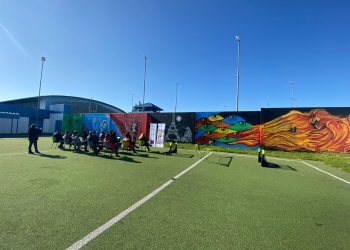 Espacios deportivos en recinto del Sename con renovados por proyecto con UDLA y Tempo Educa