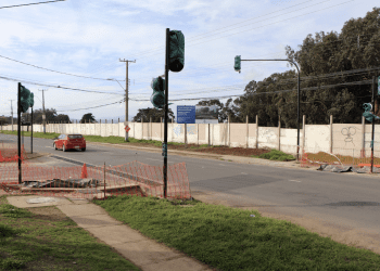 Avenida Normandie contará con nuevo semáforo en el acceso a la península de Quintero