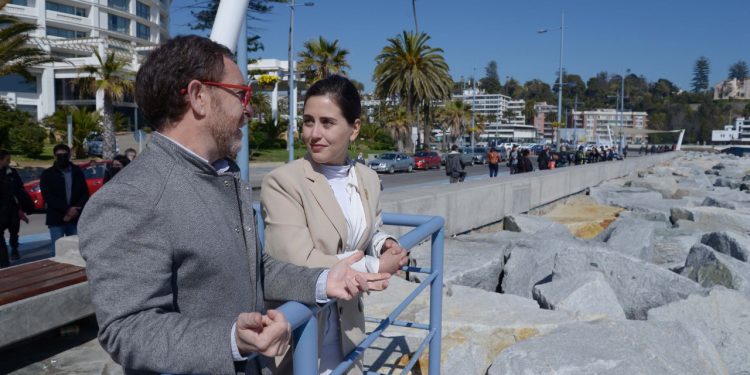 Viña del Mar: Avenida Perú es entregada a la ciudadanía tras culminar obras de protección contra las marejadas