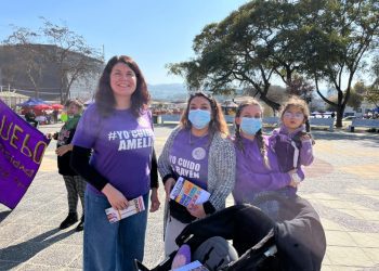 Mujeres de Quilpué se sumaron a convocatoria regional por el Apruebo