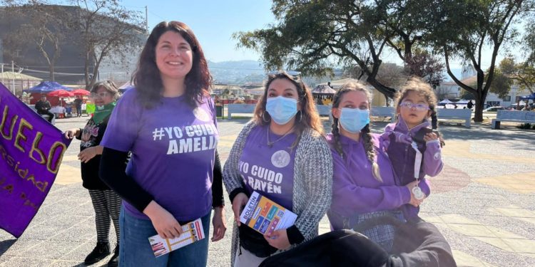 Mujeres de Quilpué se sumaron a convocatoria regional por el Apruebo