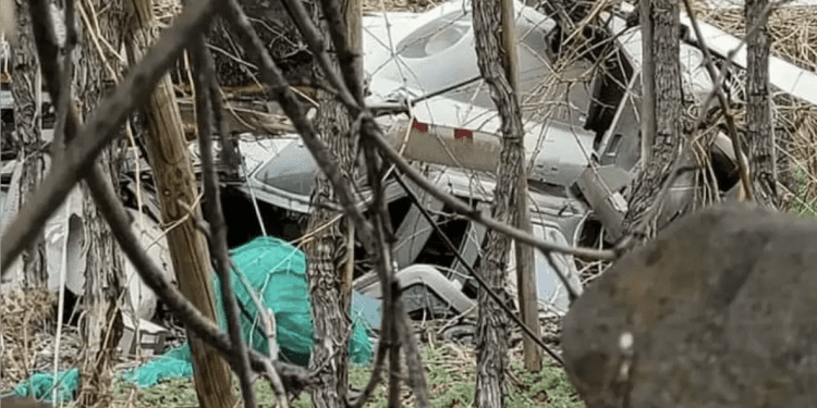 Fallece piloto: cae helicóptero en el sector Las Bandurias de la comuna de San Esteban