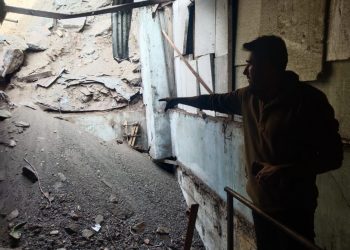 Reconocido restorán y bar porteño sufre graves daños estructurales luego del derrumbe de unos de sus muros