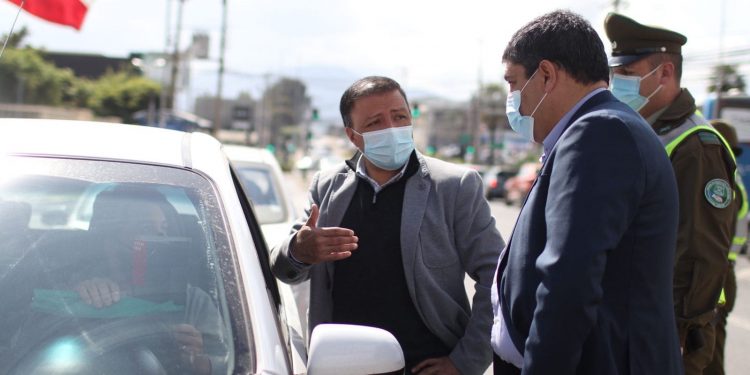 Municipalidad de Concón, Carabineros y Seremi de Transporte realizan controles preventivos por fin de semana largo