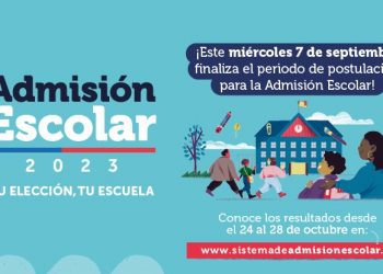Este miércoles termina el periodo de postulación a la Admisión Escolar 2023