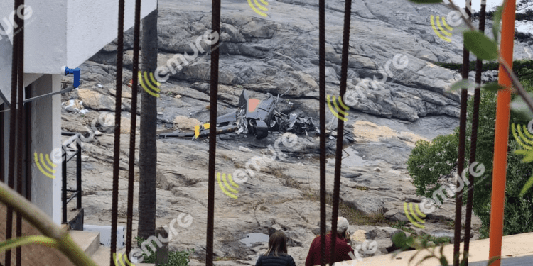 Reportan caída de helicóptero en Zapallar: hay dos muertos por accidente aéreo