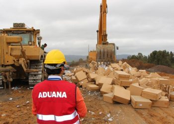 Aduanas destruye 772 millones de cigarrillos de contrabando incautados durante los últimos años