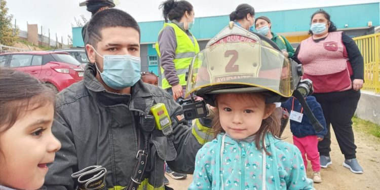 Jardines infantiles de la región realizan simulacro de incendio para evaluar acción de plantel educativo