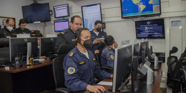 SHOA participó en ejercicio internacional del Grupo de Trabajo de Alerta de Tsunamis del Pacífico Sudeste