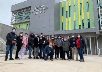 Usuarios de salud conocen los avances del nuevo CESFAM y SAR de El Belloto Sur de Quilpué