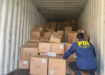 PDI San Antonio recupera containers con especies de retail avaluadas en más de 300 millones de pesos