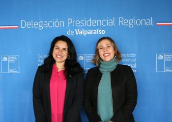 Delegada presidencial recibe en su oficina a la nueva seremi de Salud Valparaíso, Lorena Cofré