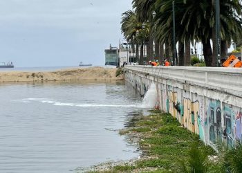 Seremi de Salud decreta cierre provisorio de playa Casino de Viña del Mar por contaminación con aguas servidas