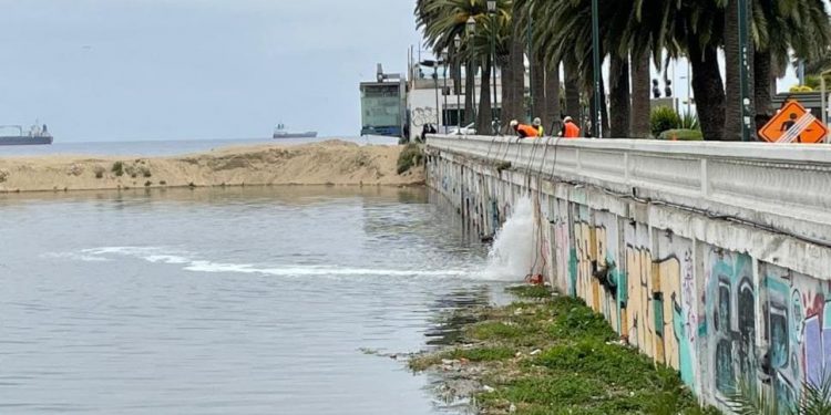 Seremi de Salud decreta cierre provisorio de playa Casino de Viña del Mar por contaminación con aguas servidas
