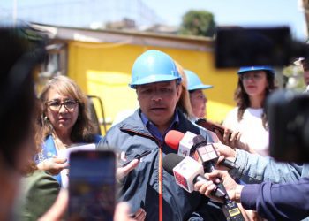 Alcalde Freddy Ramírez supervisó avances en trabajos del sistema de drenaje de aguas lluvias en Concón